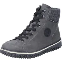 Rieker Bottines à lacets graphite / noir