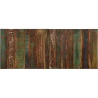 vidaXL Tête de lit multicolore 200 cm bois massif ancien