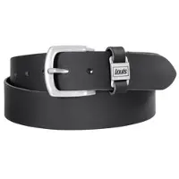Louis Ceinture En Cuir Noir 110CM unisex