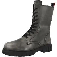 s.Oliver Bottines à lacets gris foncé
