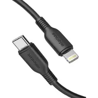 Innostyle Jazzy Usb-C Lightning Mfi Fast Charging Cable For Iphone Polyamide 1M Black