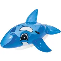 Bestway Dauphin nageur avec poignées. Transparent 1.57mx 94cm