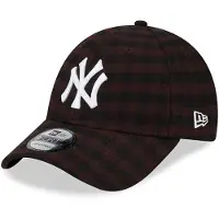 New Era 9forty Strapback Cap - Flannel New York Yankees
