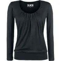 Black premium by emp T-shirt manches longues de - Haut Ample - S - 6XL - pour Femme - noir - Taille 4XL