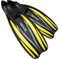 Seac Sub F100 Pro Diving Fins Jaune EU 40-41