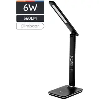 Avide ABLDL-OLC-6W-BL, Noir, ABS (acrylonitrile-butadiène-styrène), Universel, IP20, 6 W, LED