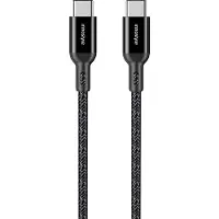 Innostyle Powerflex Usb-C Fast Charging Cable For Iphone Samsung 3A 60W Polyamide 2M Black