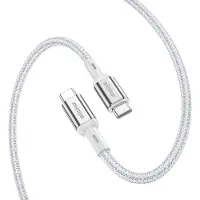 Innostyle Powerflex Ultra Cable Usb-C Fast Charging Thunderbolt 10Gbps 100W Polyamide 2M Silver
