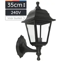 Avide Applique d'extérieur (9570863) BLAKE-U, 1xE27 IP44, noir