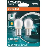 Osram Ampoule secondaire PY21W Diadem Chrome NextGen 12V/21W, 2 pièce