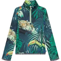 WeeDo T-Shirt 'Jungle' beige / bleu foncé / vert / orange clair