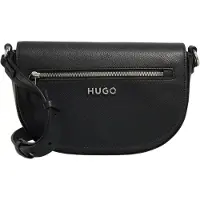 HUGO Sac à bandoulière 'Chris' noir / argent