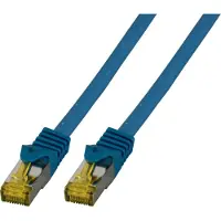 EFB Elektronik MK7001.7,5BL RJ45 Patchkabel S/FTP,Cat.6A,LSZH,Cat.7 Rohk.,7.5m,blau
