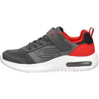 SKECHERS Bounder-Tech - Ultravoid Klittenband Laag - Grijs - Maat 33
