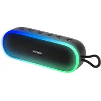 Auronic Enceinte Bluetooth - Boîte à musique sans fil - 20 heures d'écoute de musique - Extra Bass - Noir
