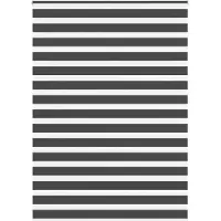 vidaXL Store double noir 155 x 230 cm Largeur du tissu 150,9 cm Polyester