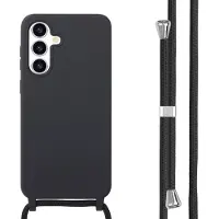 IMoshion Coque en silicone avec cordon pour Samsung Galaxy A36 - Noir