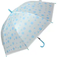 Juleeze JZCUM0021BL Parapluie enfant bleu à pois blancs Ø 88x71 cm
