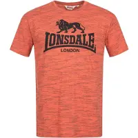 Lonsdale T-Shirt 'Gargave' orange / noir
