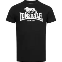 Lonsdale T-Shirt 'St. Erney' noir / blanc