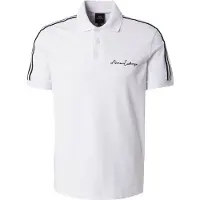 Armani Exchange pour homme. 8NZFSGZJ81Z1100 Polo blanc uni (M), Casuel, Coton, Manche courte
