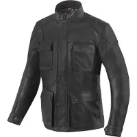 Bogotto Blouson en cuir de moto Bristol NG, noir, XL