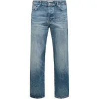 Only & Sons Jeans Droit Homme Edge Medium Blue Denim