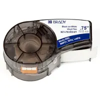 Brady B-595 Vinyle noir sur blanc (19.05 mm)