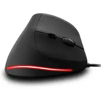 Media-Tech VERTIC MT1122 Souris verticale avec câble 6400 DPI Noir