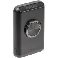Rivacase VA2603 banque d'alimentation électrique Lithium Polymère (LiPo) 5000 mAh Recharge sans fil Noir