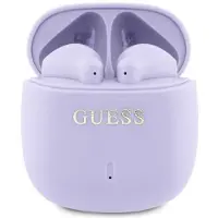 GUESS Bluetooth Headphones Gutwsj14Esgu Tws + Docking Station Purple/Purple Printed Classic Logo