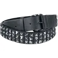 Rock Rebel by EMP Ceinture Gothic de - Ceinture Cloutée - pour Unisexe - noir - Taille 90 cm
