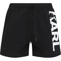 Karl Lagerfeld Shorts de bain noir / blanc