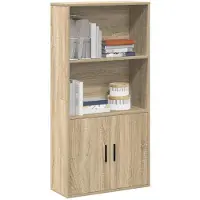 vidaXL Bibliothèque chêne sonoma 60x24x120 cm bois d'ingénierie
