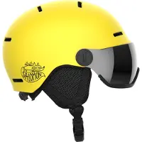 Salomon Orka Visor Visor Helmet Jaune 49-53 cm
