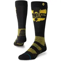 Stance - Chaussettes de ski en mérinos - Shaolin Slums Wool OTC Black en Laine - Taille M - Noir