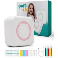 Pora&co Mini imprimante pour mobile, rose