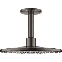 GROHE Kopfbr RAINSHOWER SMARTACTIVE 310 Sortie de plafond 142mm hard graphite (2 Types de jets, 25 l/min)