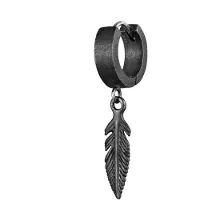 KUZZOI Boucles d'oreilles noir