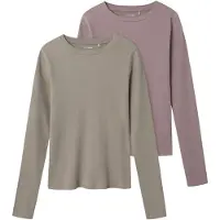 TWO SOON T-Shirt greige / rose ancienne