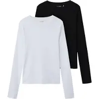 TWO SOON T-Shirt noir / blanc