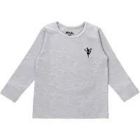 Baby Sweets T-Shirt 'Fairy' gris chiné / noir