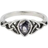 EtNox Bague de - Celtic Drop - pour Femme - couleur argent - Taille 59