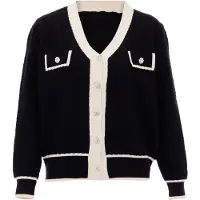 Carato Cardigan noir / blanc