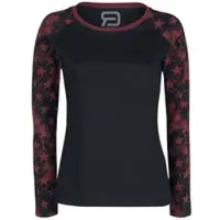 RED by EMP T-shirt manches longues de - Raglan Road - Manches Longues - S - 3XL - pour Femme - noir - Taille M