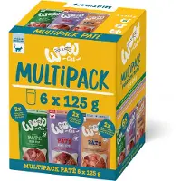 WOW Cat Adult Mix 6 x 125 g pour chat - lot mixte (3 variétés)
