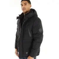 Closure London Veste d'expédition Longue Homme noir