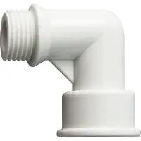 Alapure Adaptateur de raccordement pour filtre de douche Blanc