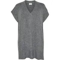KAFFE CURVE Cape gris chiné