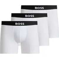 BOSS ONE lot de trois boxers longs avec taille logo